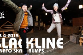 2015 2 4 SLACKLINE @ MINATO SKATE RUMPS（平成27年2月4日　スラックライン@港スケートランプ　秋田市　土崎